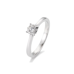 Inel din aur alb cu pietre Diamant