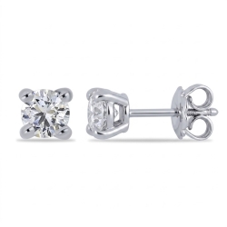 Cercei din argint cu Cubic Zirconia Incolor