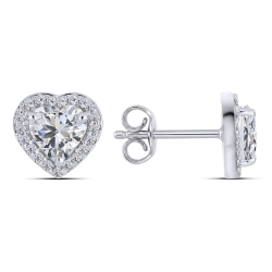 Cercei din argint cu Cubic Zirconia Incolor
