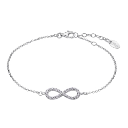 Brățară din argint  cu pietre Cubic Zirconia Incolor