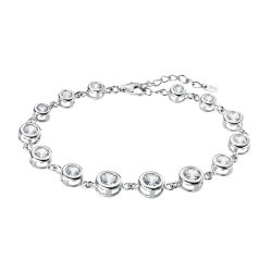 Brățară din argint  cu pietre Cubic Zirconia Incolor