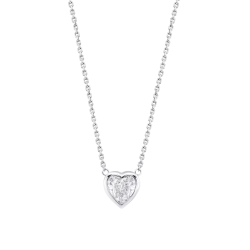 Colier din argint  cu pietre Cubic Zirconia Incolor