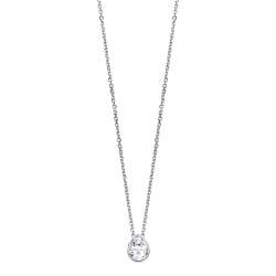 Colier din argint cu pietre Cubic Zirconia Incolor