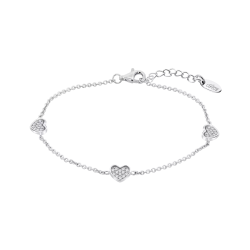 Brățară din argint  cu pietre Cubic Zirconia Incolor