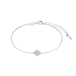 Brățară din argint  cu pietre Cubic Zirconia Incolor