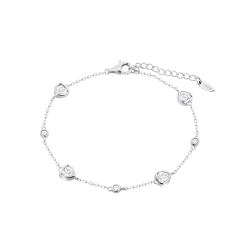Brățară din argint  cu pietre Cubic Zirconia Incolor