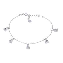 Brățară din argint  cu Cubic Zirconia Incolor