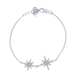 Brățară din argint  cu Cubic Zirconia Incolor