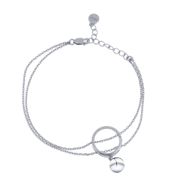 Brățară din argint  cu Cubic Zirconia Incolor