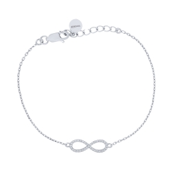 Brățară din argint  cu Cubic Zirconia Incolor