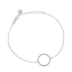 Brățară din argint  cu Cubic Zirconia Incolor