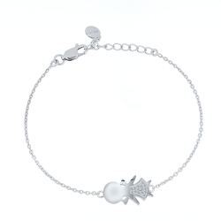 Brățară din argint  cu Cubic Zirconia Incolor