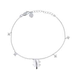 Brățară din argint  cu Cubic Zirconia Incolor
