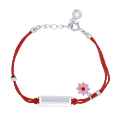 Brățară din argint  cu pietre Finift