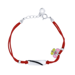 Brățară din argint  cu pietre Finift