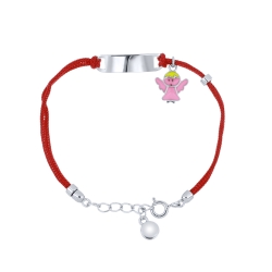 Brățară din argint  cu pietre Finift