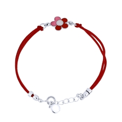 Brățară din argint  cu pietre Finift