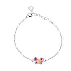 Brățară din argint  cu pietre Finift