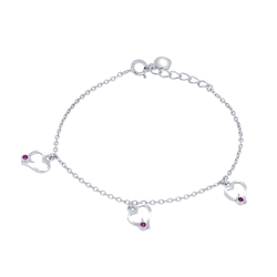 Brățară din argint  cu pietre