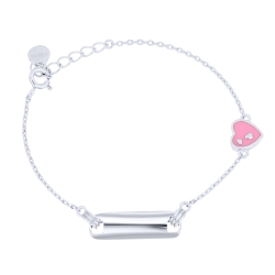 Brățară din argint  cu pietre Finift