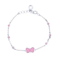 Brățară din argint  cu pietre Finift