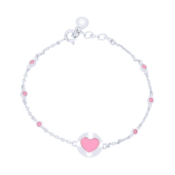 Brățară din argint  cu pietre Finift