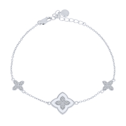 Brățară din argint  cu Cubic Zirconia Incolor