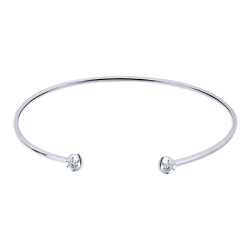 Brățară din argint  cu pietre Cubic Zirconia Incolor