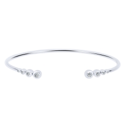 Brățară din argint  cu pietre Cubic Zirconia Incolor