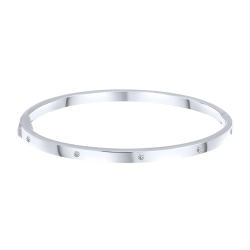 Brățară din argint  cu pietre Cubic Zirconia Incolor