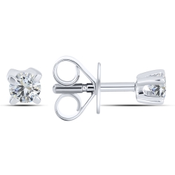 Cercei din argint  cu Cubic Zirconia Incolor