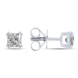 Cercei Pusete din argint  cu Cubic Zirconia Incolor