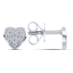Cercei din argint  cu Cubic Zirconia Incolor