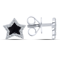 Cercei din argint  cu Cubic Zirconia Incolor