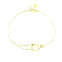 Brățară din aur galben fără pietre