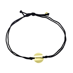 Brățară din aur galben cu pietre Textil