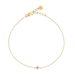 Brățară din aur roz cu pietre Diamant