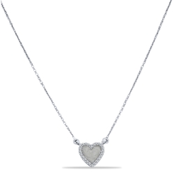 Colier din argint  cu pietre Cubic Zirconia Incolor, Finift