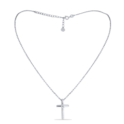 Colier din argint  cu pietre Cubic Zirconia Incolor