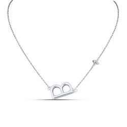 Colier din argint  cu pietre Cubic Zirconia Incolor