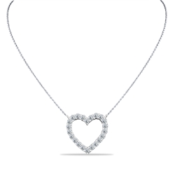 Colier din argint  cu pietre Cubic Zirconia Incolor