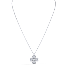 Colier din argint  cu Cubic Zirconia Incolor, Finift