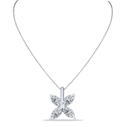 Colier din argint  cu pietre Cubic Zirconia Incolor