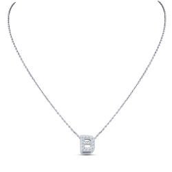Colier din argint  cu Cubic Zirconia Incolor
