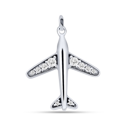 Colier din argint  cu Cubic Zirconia Incolor
