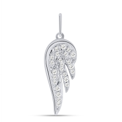 Pandantiv din argint  cu pietre Cubic Zirconia Incolor