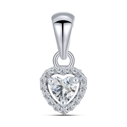 Pandantiv din argint  cu Cubic Zirconia Incolor