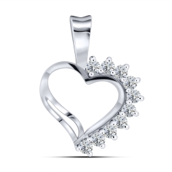 Pandantiv din argint  cu Cubic Zirconia Incolor