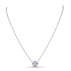 Colier din argint  cu Cubic Zirconia Incolor