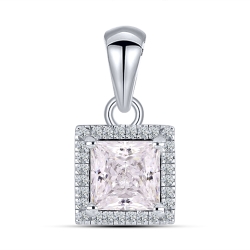 Pandantiv din argint  cu Cubic Zirconia Incolor